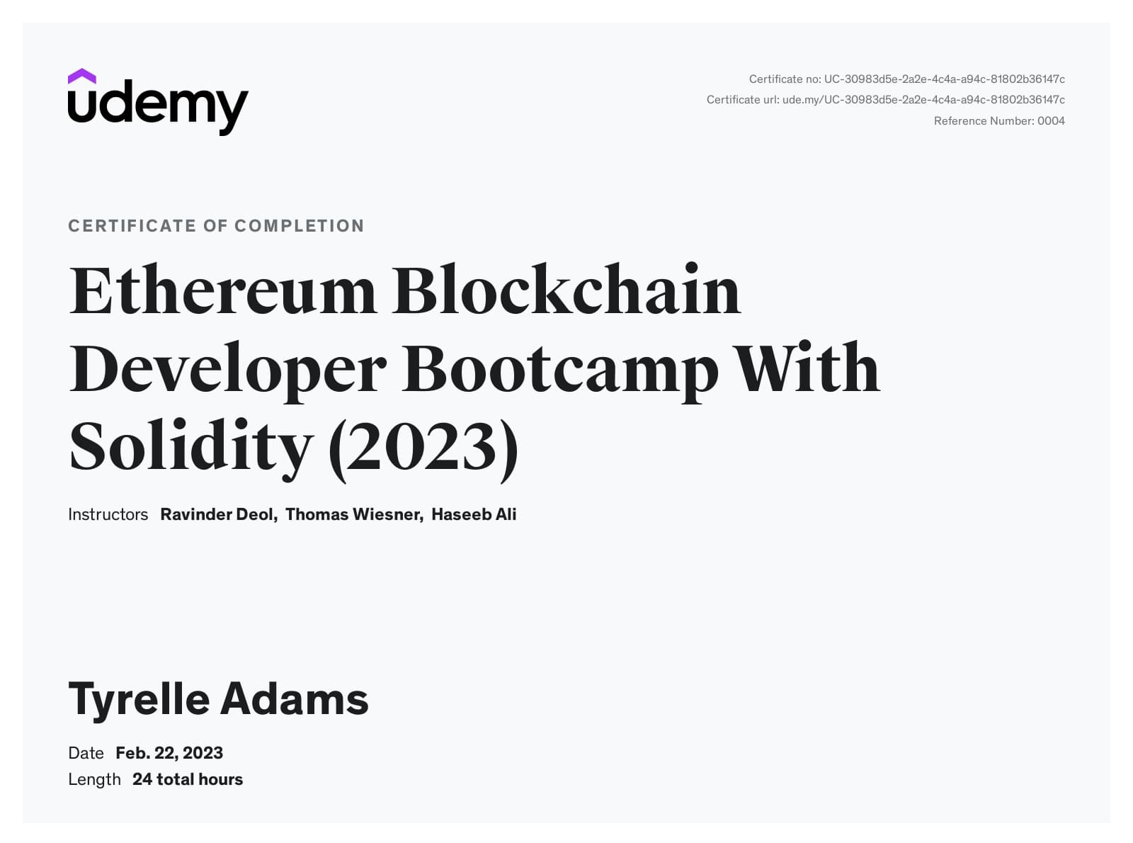 ETH Blockchain Dev Bootcamp
